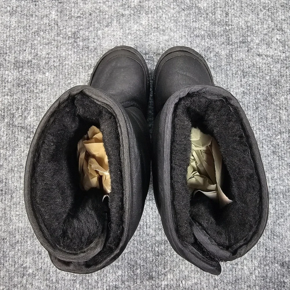 Khombu Trooper I Toddler 8M Black Winter Snow Boots Faux Fur Lined Puffer Kids‎